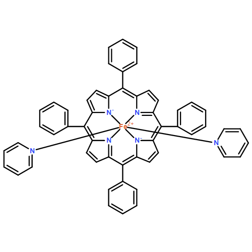 Iron, bis(pyridine)[5,10,15,20-tetraphenyl-21H,23H-porphinato(2-)-κN21,κN22,κN23,κN24]-, (OC-6-12)-