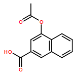 2-Naphthalenecarboxylic acid, 4-(acetyloxy)-