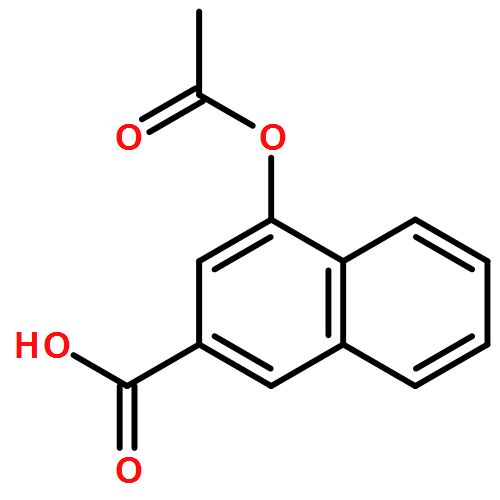 2-Naphthalenecarboxylic acid, 4-(acetyloxy)-