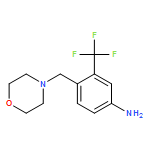 Benzenamine, 4-(4-morpholinylmethyl)-3-(trifluoromethyl)-