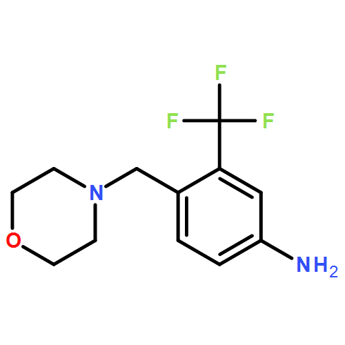 Benzenamine, 4-(4-morpholinylmethyl)-3-(trifluoromethyl)-