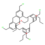 Pentacyclo[19.3.1.13,7.19,13.115,19]octacosa-1(25),3,5,7(28),9,11,13(27),15,17,19(26),21,23-dodecaene, 5,11,17,23-tetrakis(chloromethyl)-25,26,27,28-tetrapropoxy-