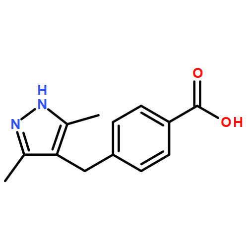 4-((3,5-dimethyl-1H-pyrazol-4-yl)methyl)benzoic acid