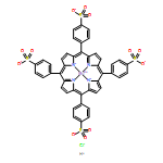 Manganate(3-), [[4,4',4'',4'''-(21H,23H-porphine-5,10,15,20-tetrayl-κN21,κN22,κN23,κN24)tetrakis[benzenesulfonato]](6-)]-, hydrogen chloride (1:4:1),