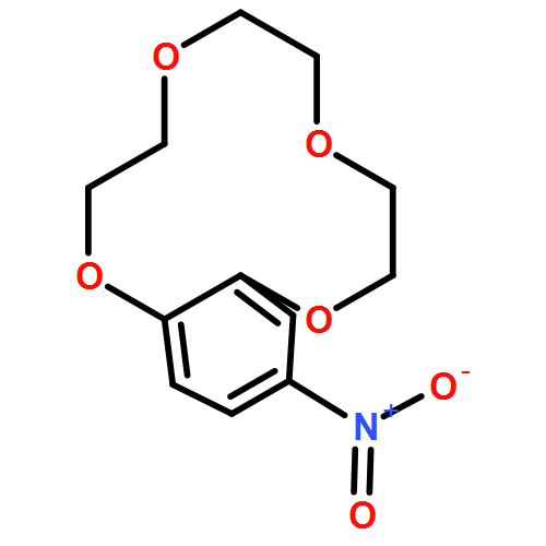 1,4,7,10-Benzotetraoxacyclododecin, 2,3,5,6,8,9-hexahydro-12-nitro-