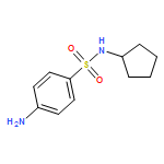 Benzenesulfonamide, 4-amino-N-cyclopentyl-