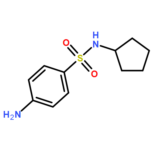 Benzenesulfonamide, 4-amino-N-cyclopentyl-