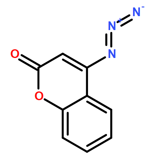 2H-1-Benzopyran-2-one, 4-azido-