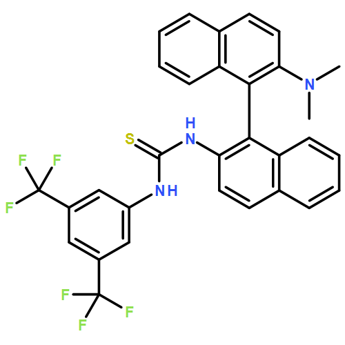 1-[3,5-Bis(trifluoromethyl)phenyl]-3-[2'-(dimethylamino)-1,1'-bin aphthalen-2-yl]thioure