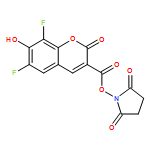 3-carboxy-6,8-difluoro-7-hydroxycoumarin succinimidyl ester