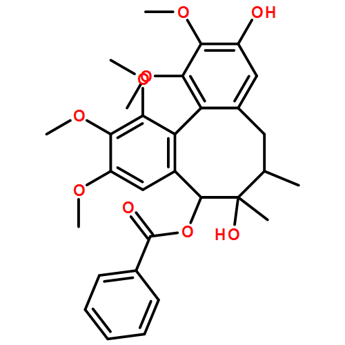 Dibenzo[a,c]cyclooctene-3,7,8-triol, 5,6,7,8-tetrahydro-1,2,10,11,12-pentamethoxy-6,7-dimethyl-, 8-benzoate, (6S,7S,8S)-