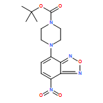 4-(7-nitrobenzo[1,2,5]oxadiazol-4-yl)piperazine-1-carboxylic acid tert butyl ester