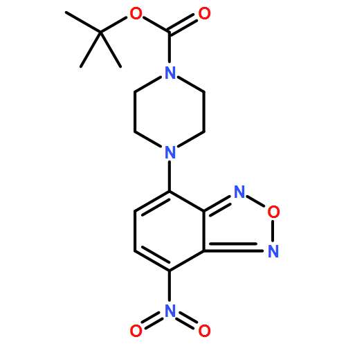 4-(7-nitrobenzo[1,2,5]oxadiazol-4-yl)piperazine-1-carboxylic acid tert butyl ester