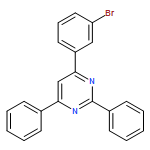 Pyrimidine, 4-(3-bromophenyl)-2,6-diphenyl-