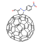 3'-formyl-1'-(4-nitrophenyl)-2-pyrazolino[60]fullerene