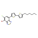 2,1,3-Benzothiadiazole, 4-bromo-5-fluoro-7-(5'-hexyl[2,2'-bithiophen]-5-yl)- 