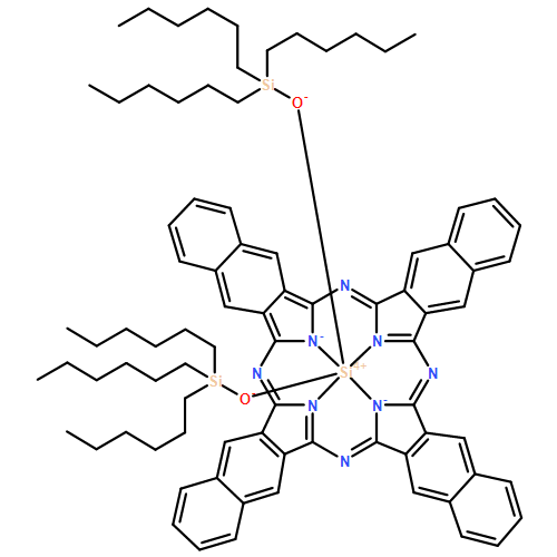 BIS(TRIHEXYLSILOXY)SILICON 2,3-NAPH- THALOCYANINE