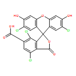 2',4,7,7'-Tetrachloro-3',6'-dihydroxy-3-oxo-spiro[isobenzofuran-1(3H),9'(9H)-xanthene]-6-carboxylic acid