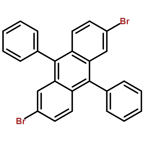 Anthracene, 2,6-dibromo-9,10-diphenyl-