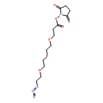 Propanoic acid, 3-[2-[2-(2-azidoethoxy)ethoxy]ethoxy]-, 2,5-dioxo-1-pyrrolidinyl ester