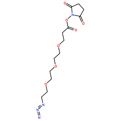 Propanoic acid, 3-[2-[2-(2-azidoethoxy)ethoxy]ethoxy]-, 2,5-dioxo-1-pyrrolidinyl ester