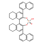 (11bR)-4-Hydroxy-2,6-di(naphthalen-1-yl)-8,9,10,11,12,13,14,15-octahydrodinaphtho[2,1-d:1',2'-f][1,3,2]dioxaphosphepine 4-oxide