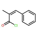 2-Propenoyl chloride, 2-methyl-3-phenyl-