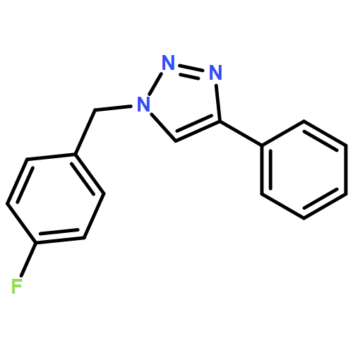 1H-1,2,3-Triazole, 1-[(4-fluorophenyl)methyl]-4-phenyl-