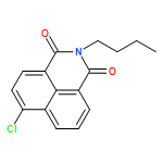 1H-BENZ[DE]ISOQUINOLINE-1,3(2H)-DIONE, 2-BUTYL-6-CHLORO-