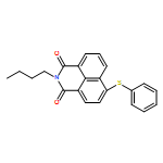 1H-BENZ[DE]ISOQUINOLINE-1,3(2H)-DIONE, 2-BUTYL-6-(PHENYLTHIO)-