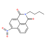 1H-BENZ[DE]ISOQUINOLINE-1,3(2H)-DIONE, 2-BUTYL-6-NITRO-