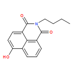 1H-BENZ[DE]ISOQUINOLINE-1,3(2H)-DIONE, 2-BUTYL-6-HYDROXY-