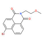 1H-BENZ[DE]ISOQUINOLINE-1,3(2H)-DIONE, 6-BROMO-2-(2-METHOXYETHYL)-