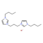 1H-IMIDAZOLIUM, 1,1'-(1,3-PROPANEDIYL)BIS[3-BUTYL-, DIBROMIDE