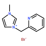 1H-IMIDAZOLIUM, 1-METHYL-3-(2-PYRIDINYLMETHYL)-, BROMIDE