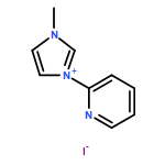 1H-IMIDAZOLIUM, 1-METHYL-3-(2-PYRIDINYL)-, IODIDE