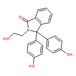 1H-Isoindol-1-one, 2,3-dihydro-2-(2-hydroxyethyl)-3,3-bis(4-hydroxyphenyl)-