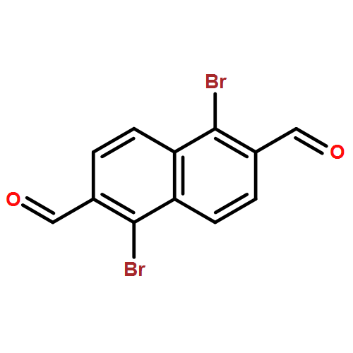 2,6-Naphthalenedicarboxaldehyde, 1,5-dibromo-