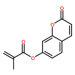 2-Propenoic acid, 2-methyl-, 2-oxo-2H-1-benzopyran-7-yl ester