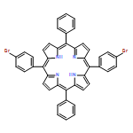 21H,23H-Porphine, 5,15-bis(4-bromophenyl)-10,20-diphenyl-