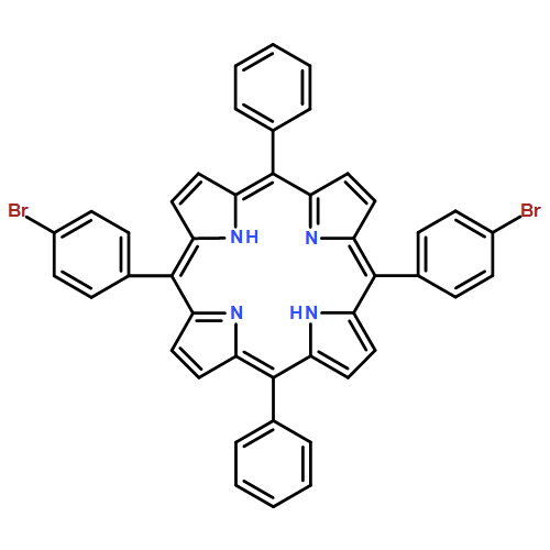 21H,23H-Porphine, 5,15-bis(4-bromophenyl)-10,20-diphenyl-