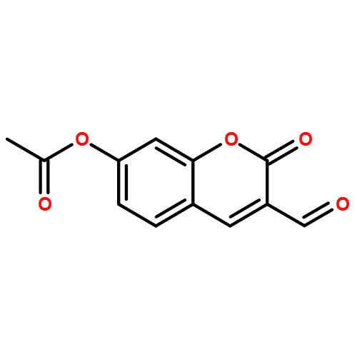 2H-1-BENZOPYRAN-3-CARBOXALDEHYDE, 7-(ACETYLOXY)-2-OXO-