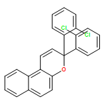 3H-Naphtho[2,1-b]pyran, 3,3-bis(2-chlorophenyl)-