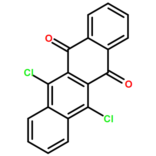 5,12-Naphthacenedione, 6,11-dichloro-