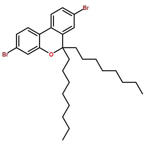 6H-Dibenzo[b,d]pyran, 3,8-dibromo-6,6-dioctyl-