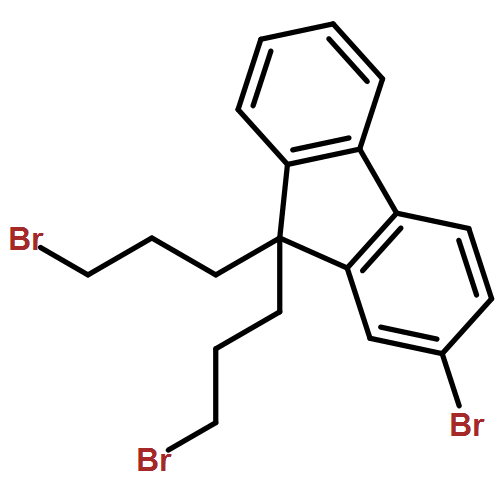 9H-Fluorene, 2-bromo-9,9-bis(3-bromopropyl)-