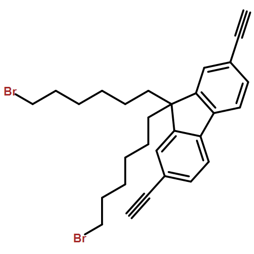 9H-Fluorene, 9,9-bis(6-bromohexyl)-2,7-diethynyl-