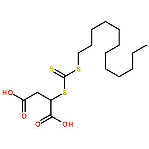 Butanedioic acid, 2-[[(dodecylthio)thioxomethyl]thio]-