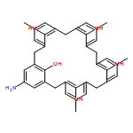 Hexacyclo[25.3.1.13,7.19,13.115,19.121,25]pentatriaconta-1(31),3,5,7(35),9,11,13(34),15,17,19(33),21,23,25(32),27,29-pentadecaene-31,32,33,34,35-pentol, 5-amino-11,17,23,29-tetramethyl-