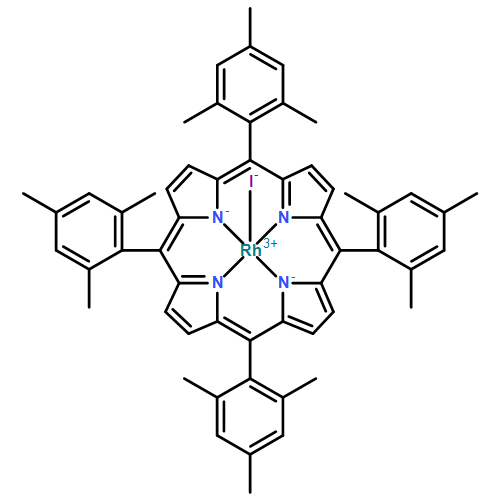 Rhodium, iodo[5,10,15,20-tetrakis(2,4,6-trimethylphenyl)-21H,23H-porphinato(2-)-κN21,κN22,κN23,κN24]-, (SP-5-12)-